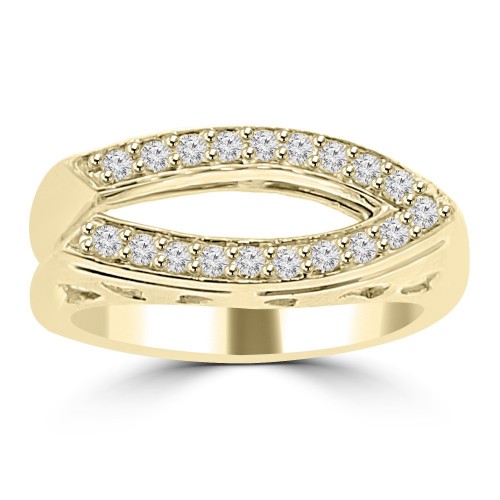 0.28 ct Ladies Round Cut Diamond Anniversary Wedding Band Ring ( G Color SI-1 Clarity) in 14 kt Yellow Gold